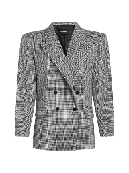 Sacou Karl Lagerfeld în carouri negru
