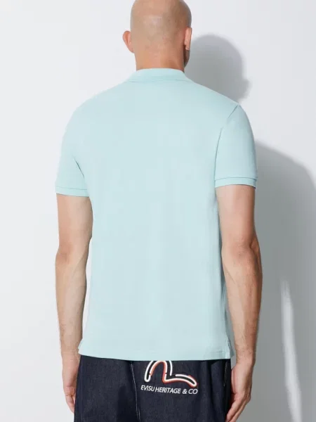 Koszulka polo Lacoste z logo niebieska