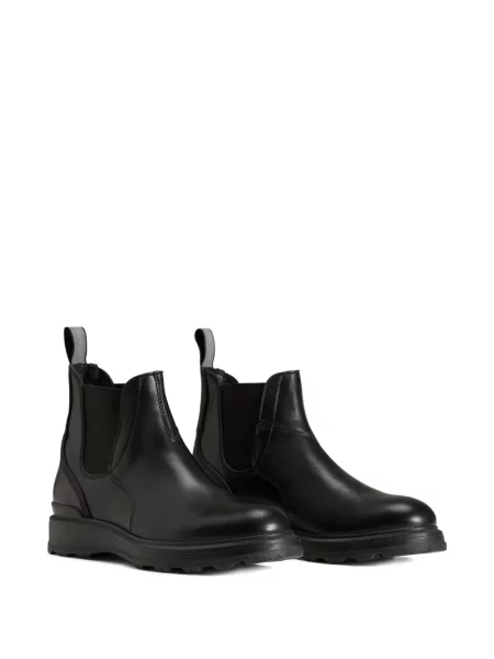 Botine Woolrich din piele negru