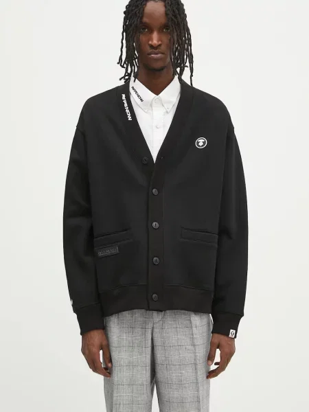 Mikina AAPE Now Up hladká černá