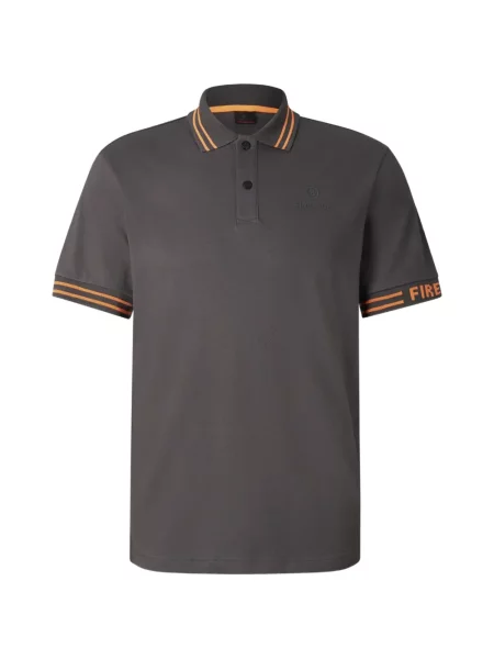 Koszulka polo Bogner Fire+ice z nadrukiem szara