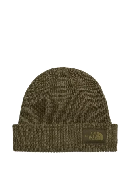 Dzianinowa czapka The North Face zielona