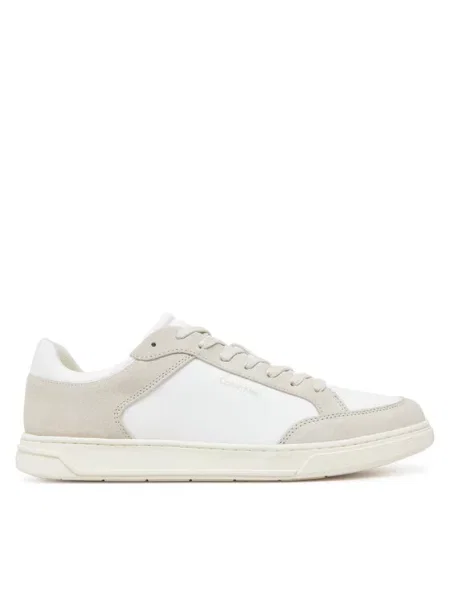 Calvin Klein Sneakers Low Top Lace Up Mix alb
