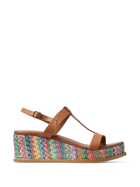 Sandale Jimmy Choo cu pană maro