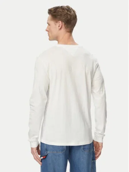 Tommy Jeans Tričko béžová biela