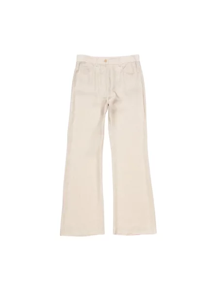 Spodnie Acne Studios beżowe
