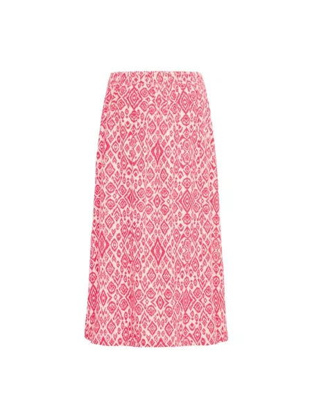 Wielobarwność spódnica midi Ichi do kolan