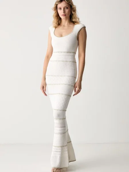 Marciano by Guess rochie cu vâscoză JUMA bej
