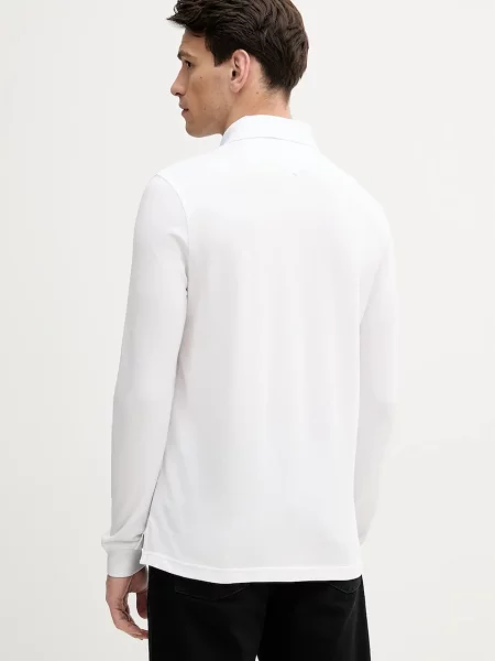 Tommy Hilfiger longsleeve z bawełną biała