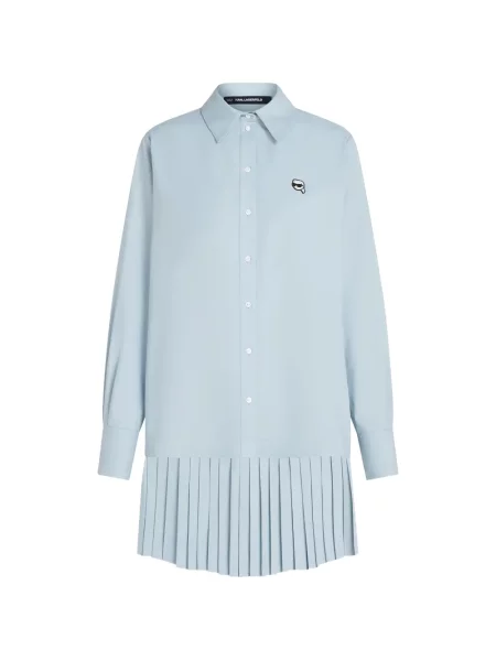 Rochie tip cămașă Karl Lagerfeld albastru