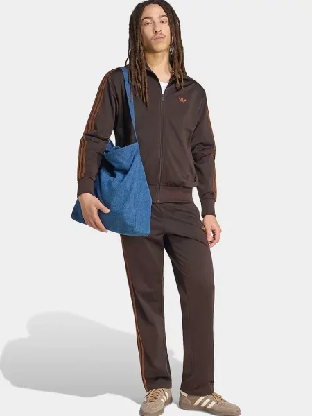 Adidas Originals Spodnie Dresowe Firebird braun brązowe