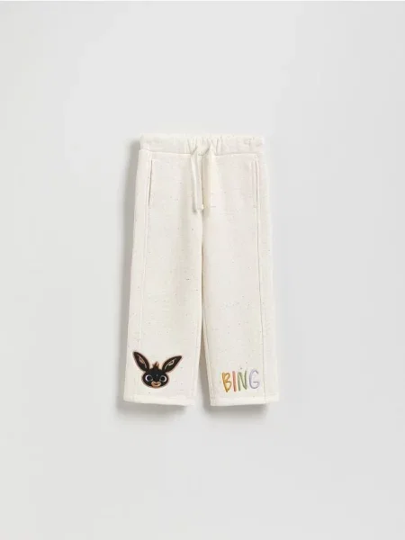 Reserved Спортивні штани Bing кремовий 