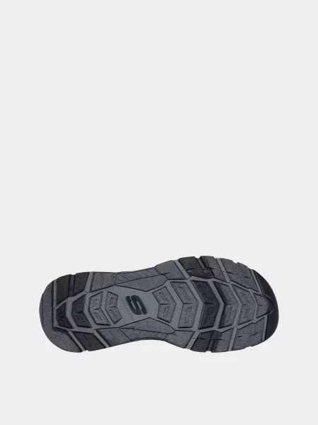 Сандалії Skechers штучна шкіра сірий