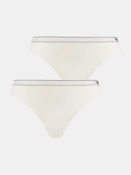Emporio Armani Underwear nohavičky dámske s bavlnou béžová