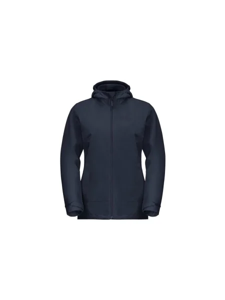 Dámska bunda Jack Wolfskin Moonrise night blue modrá