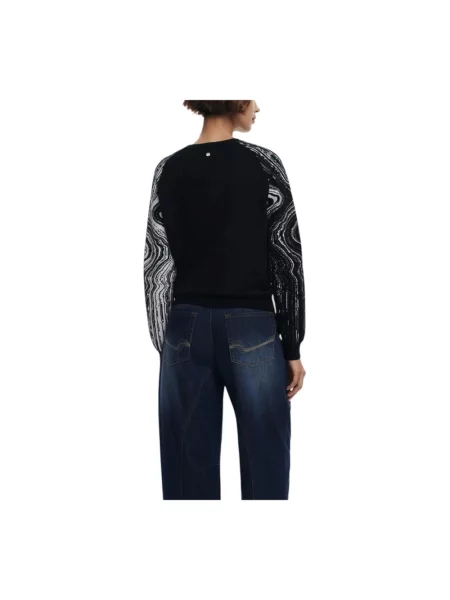 Sweter Desigual Kodiak Sweater Black L czarny