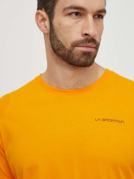 Tričko LA Sportiva Back Logo s potiskem oranžová