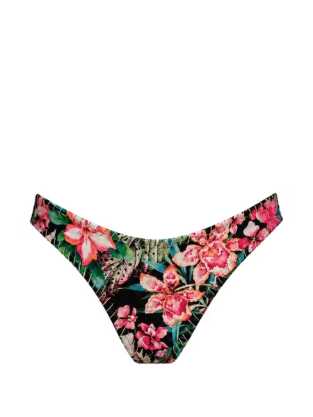 Bikini Del Maar cu model floral cu imagine verde