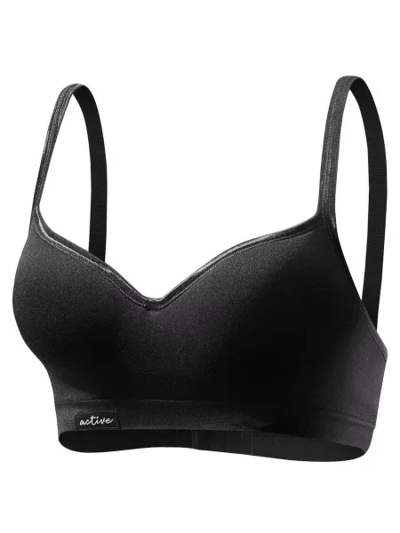 LASCANA ACTIVE Sportovní podprsenka černá