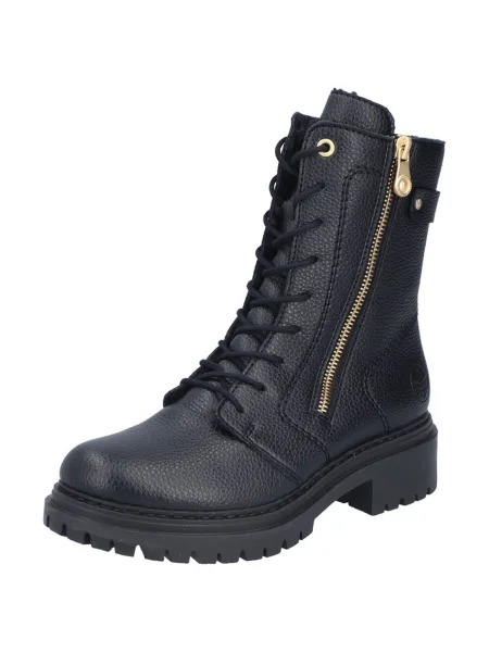 Rieker Ghete cu șireturi Veterschoenen Hoog' negru