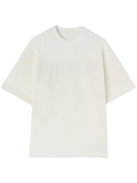 Tricou Jil Sander cu imagine alb