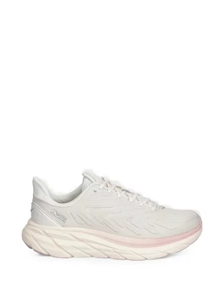 Sneakerși Hoka cu șireturi din dantelă chunky alb