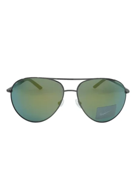 Ochelari de soare Nike cu cordon din jerseu cu imprimeu abstract gri