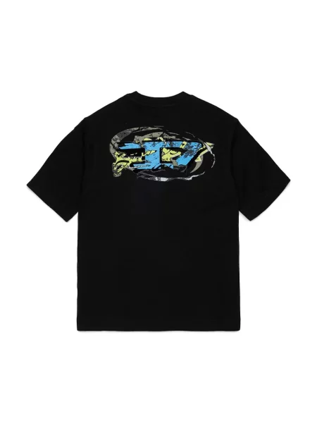 Diesel gyerek póló TSCRAP OVER T-SHIRT fekete
