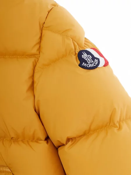 Kurtka dziecięca Moncler Enfant żółta