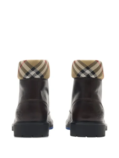 Botine Burberry din piele maro
