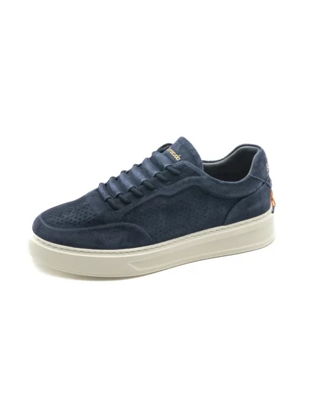 Sneakersy Barracuda zamszowe niebieskie