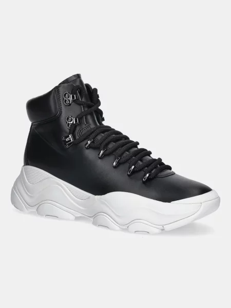 Michael Kors ghete de piele Atlas negru