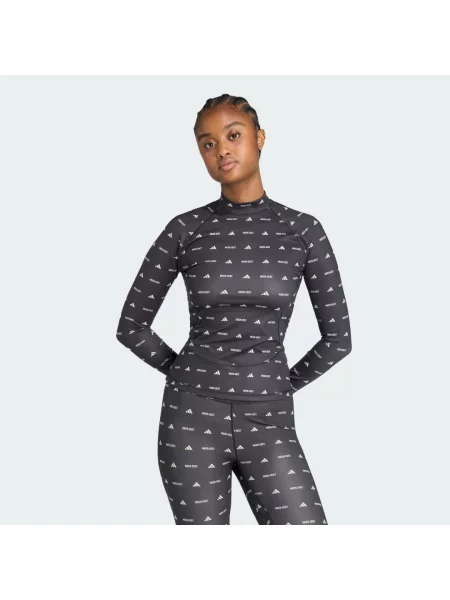 Dlouhé tričko Adidas Sportswear s dlouhými rukávy černé