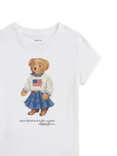 Dětské polotričko Polo Ralph Lauren bílé