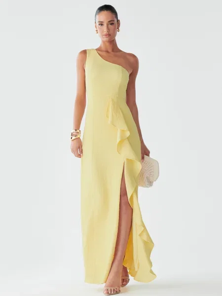 BWLDR Rochie de seară CATIA pastel galben