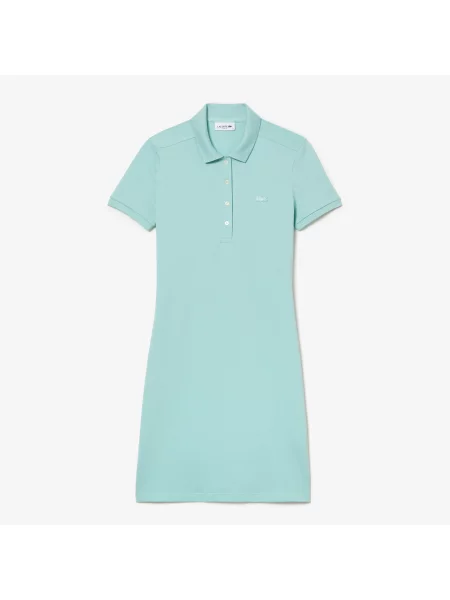 Lacoste Sukienka Polo Z Elastycznej Bawełny Piqué