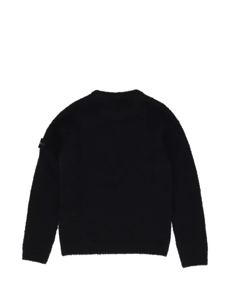 Sweter dziecięcy Stone Island czarny