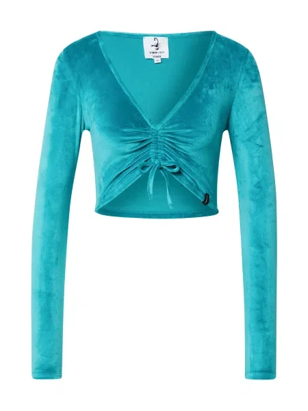 VIERVIER Tricou Adele turcoaz