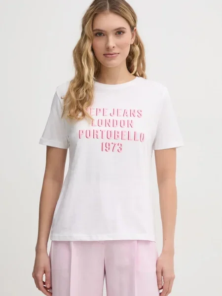 Pepe Jeans tričko RUBY bílé