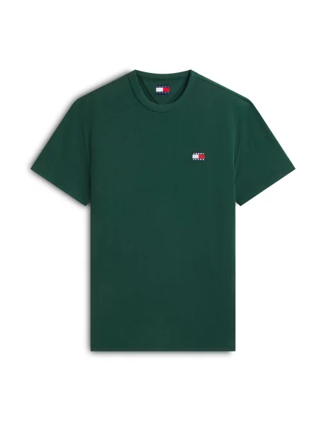 Tommy Jeans Tricou închis verde