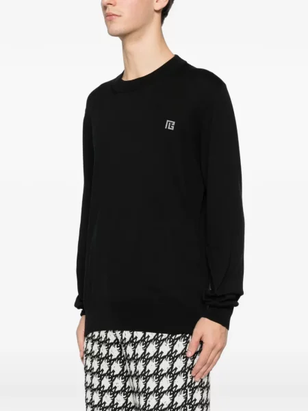 Tricou Balmain lung negru