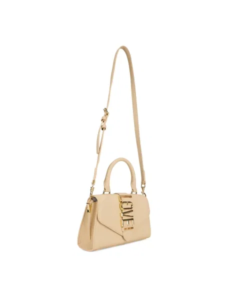 Torebka crossbody Love Moschino beżowa