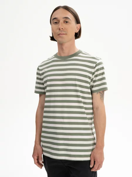 MELA Tricou AVAN verde alb
