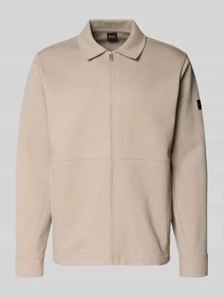 Boss Bluza Twist beige beżowa