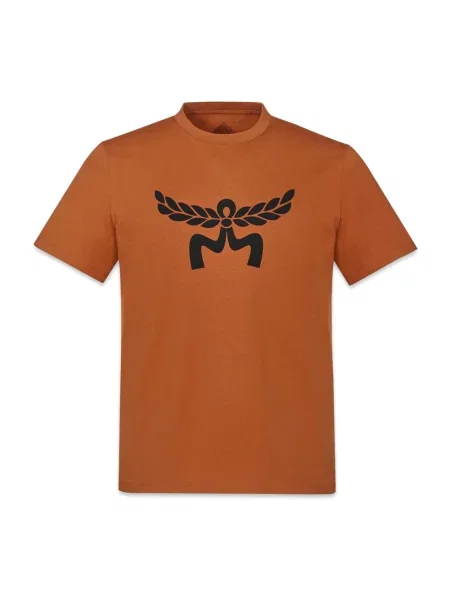 Koszulka Mcm z logo brązowa
