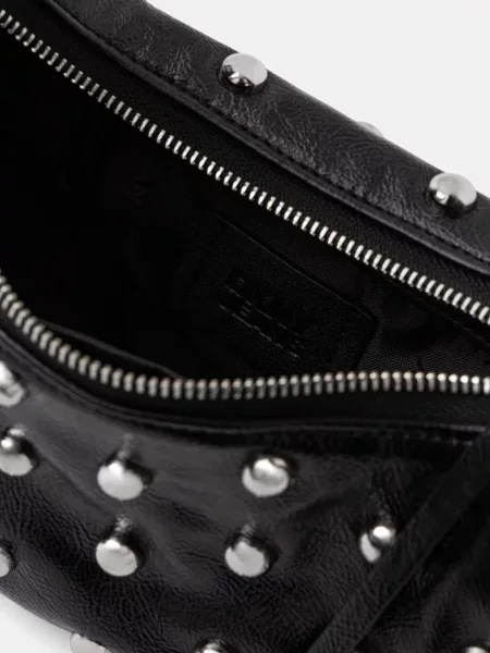 Кожаная сумка хобо Dkny