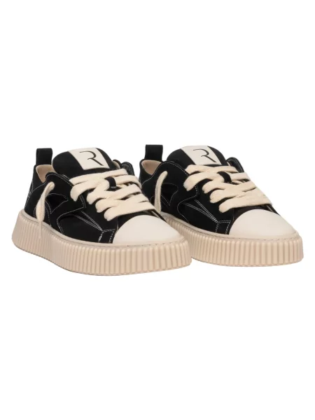 Sneakersy Rhun zamszowe czarne