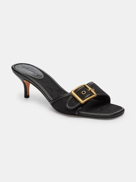 Шлепанцы Coach на низком каблуке