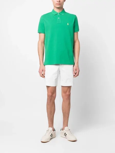 Klasický spodní díl plavek Polo Ralph Lauren s náprsními kapsami se stahovací šňůrkou modrý