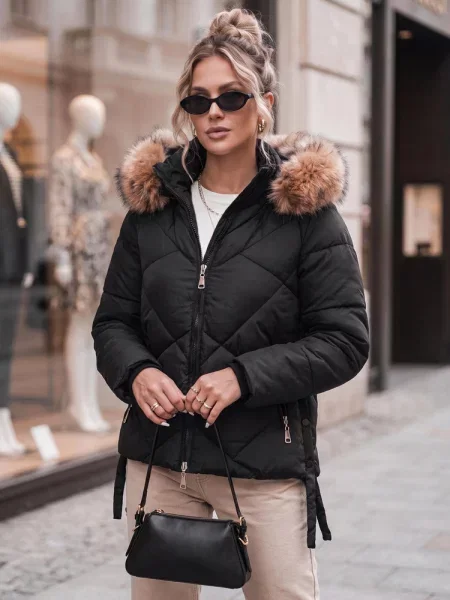 Jakna Dstreet s kapuljačom crna